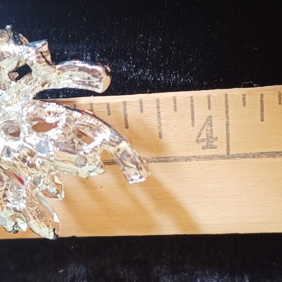 Large Pink Rhinestone Brooch - Gorgeous ! - Picture 4 of 5